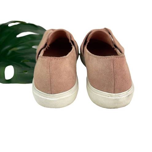 Gap  Suede Wrapped Knot Slip-On Sneakers in Blush Pink