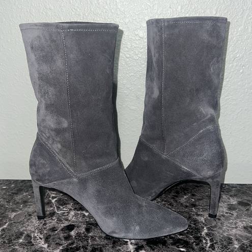 ALLSAINTS NWOT  Grey Orlana Suede Boots Size: 7