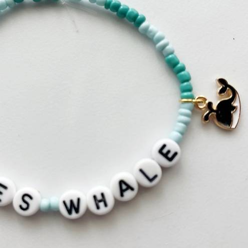 Taylor Swift  Eras Tour Friendship Bracelet Yes Whale w/ Whale Charm