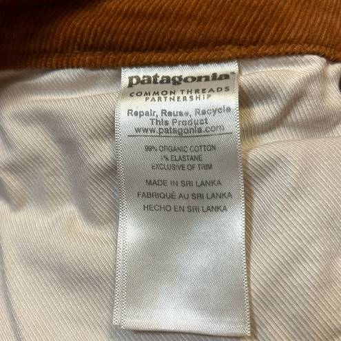 Patagonia  Women's Everyday Corduroy Pants Organic Size 28 / 6 Rust Orange/Brown