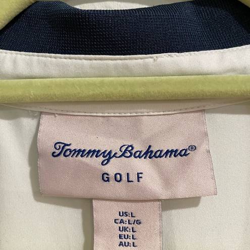 Tommy Bahama  White Active Golf Polo Top Sz L