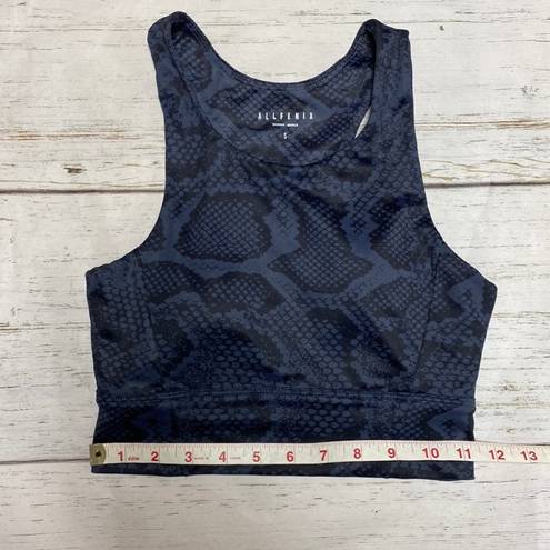 Anthropologie All Fenix Python Snakeskin Yoga Racerback Sports Bra