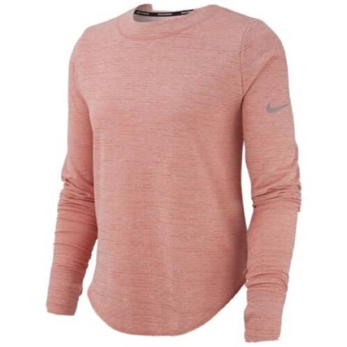 Nike  Sphere Element Women's Long Sleeve Running Top Rust Pink Size S BV2911-606