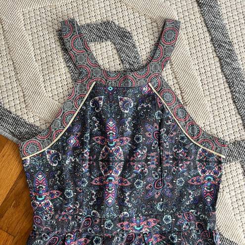 American Eagle Halter Paisley Print Mini Dress