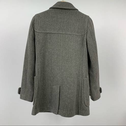 Banana Republic  Gray Wool Toggle Peacoat XS