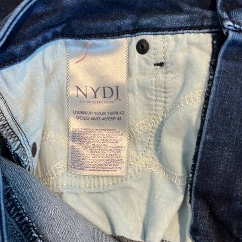 NYDJ  Marilyn Straight Jeans High Rise Size 10