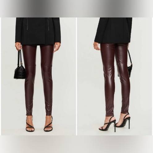 Chateau Wolford Estella Faux Leather Leggings in  Size 8