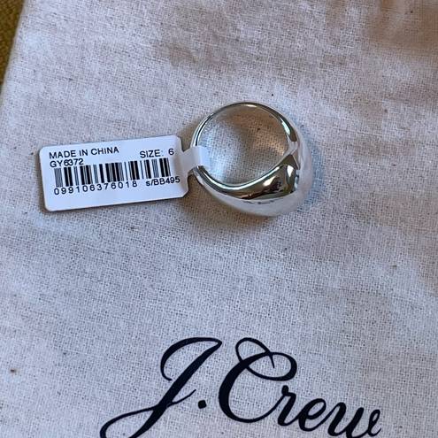 J.Crew  Silver Ring Size 6