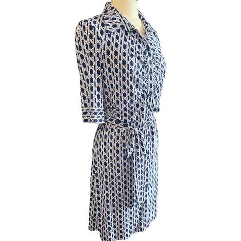 Laundry by Shelli Segal LAUNDRY Button-Down Shirt Dress w/ Tie Belt