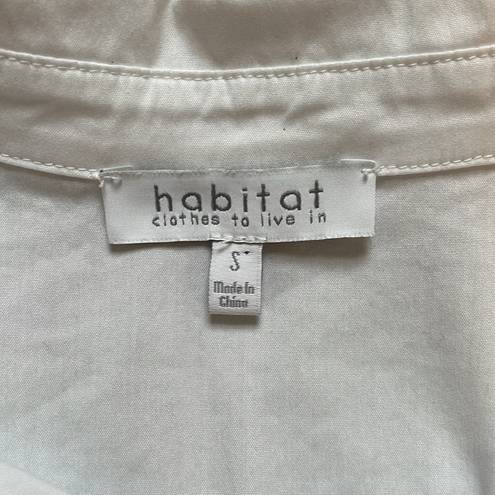 Habitat  white tunic blouse Sz S