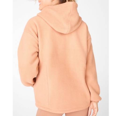 Fabletics  Lotta Cozy Teddy Sherpa Half Zip Jacket XXS