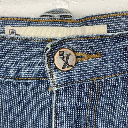 Bermuda Vintage Womens GX Know Who You Are  Jean Shorts Blue Medium Wash Size 30