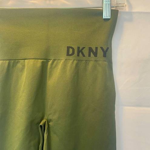 DKNY NWOT:  Women's High Waist Seamless Leggings in Dark Green; XS