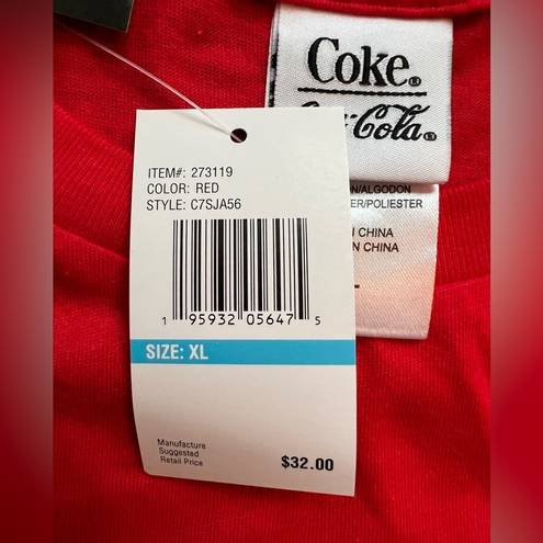 Coca-Cola  womens graphic tee. Coke brand by Freeze New York. Size: XL