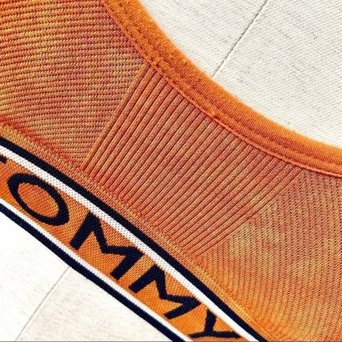 Tommy Hilfiger Tommy Hillfiger seamless orange logo triangle bra
