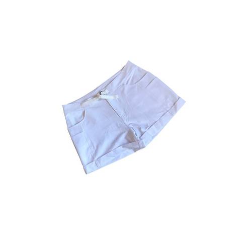 Zyia  Active White Cuffed Leg Shorts