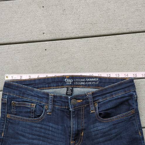 Gap Set of 2  Legging Skimmer Darkwash Jeans  Size 26/2