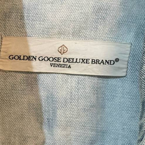 Golden Goose  Deluxe Brand Ombre Acid Wash Denim Jacket Size S