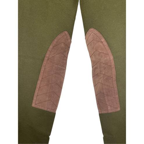 Polo  Ralph Lauren Olive green patch leggings Medium