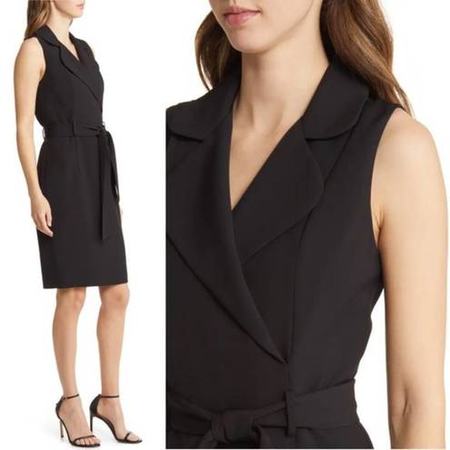 Black Halo  Danica Belted Sheath Dress Size 2 NWT