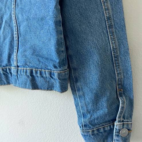 Hudson Jeans Hudson S M Womens Light Medium Blue Jean Denim Jacket 100% Cotton Trucker