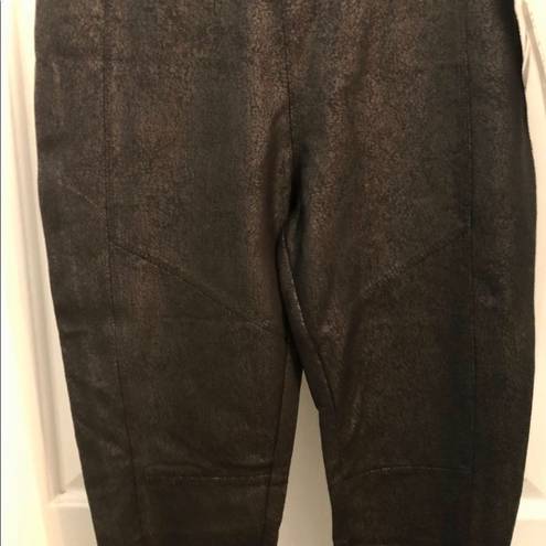 REWASH Women’s black  leggings. Looks like faux leather almost.