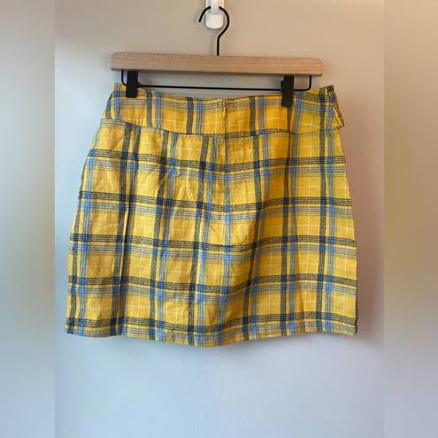 Sans Souci Vintage style skirt with belt and zipper back size large