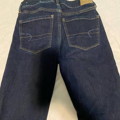 American Eagle Jeans Size 0 Light Blue Super Stretch Jeans Womens sz 0