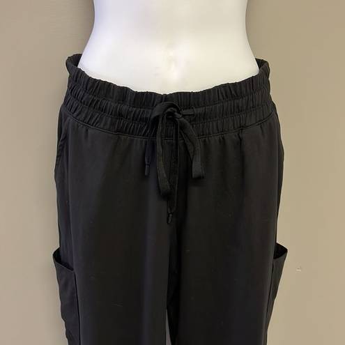 Cuddl Duds  Black Joggers with Pockets- Small