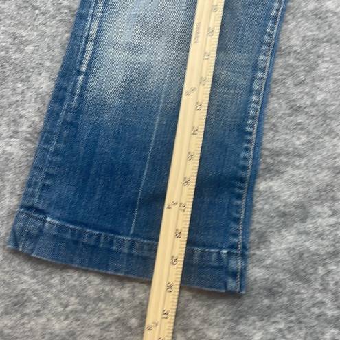 7 For All Mankind DOJO  Jean Capri Cropped Pants Size 27