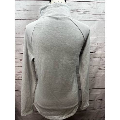 Balance Collection  small gray pullover sweatshirt with side/neck zipper (-#1954)