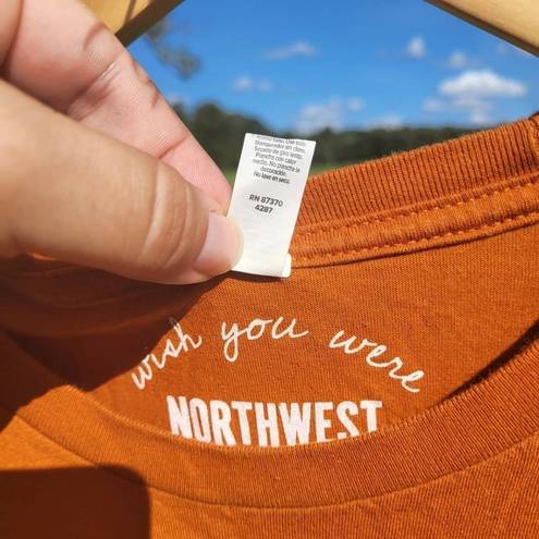  You Were Northwest Wish Orange Short Sleeve Tee