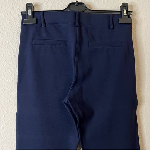 Betabrand  Navy Blue Classic Skinny Leg Yoga Dress Pants Women's Size Small