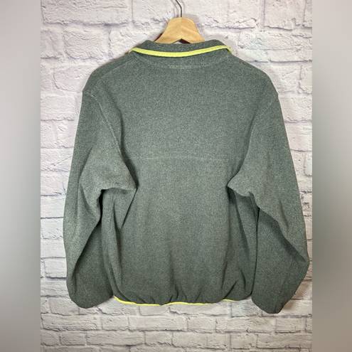 Patagonia  Synchilla Snap Fleece Pullover Sweater Womens Large Two Tone Gray