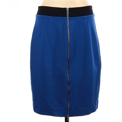 Trina Turk  Pencil Skirt Royal Blue Black Full Zipper Straight Women’s 6