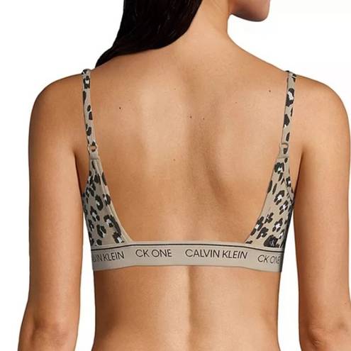 Calvin Klein  bralette feel like you‎ are not wearing nothing leopard print M