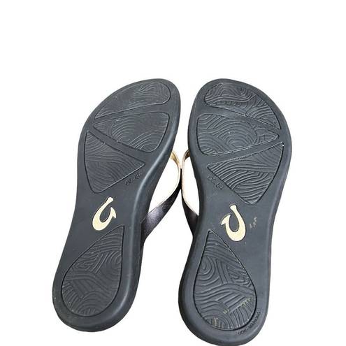 Olukai  Ho'opio Leather Women's Beach Flip Flops Sandals  9