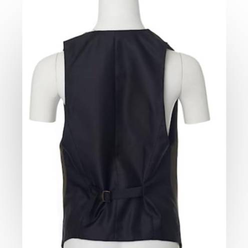 Elizabeth and James Elizabeth‎ and James Green Black Military Vest Wool Lined Sleeveless Size…