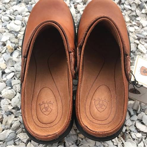 Ariat  sport leather mule clog slip ons sz 5.5 b NWT