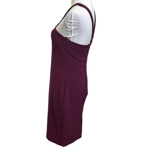 Likely  Bridgeport Strappy Body Con Dress In Plum Sheath Cocktail Womens Size 10