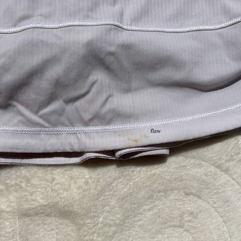 Lululemon Pace Rival Skirt in White size 6