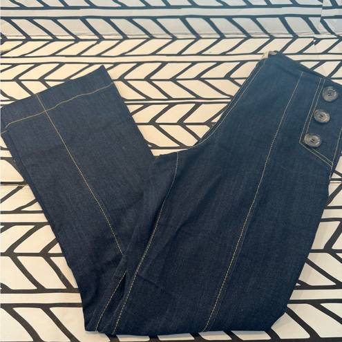 Cinq a sept sailor style cropped denim in size 6