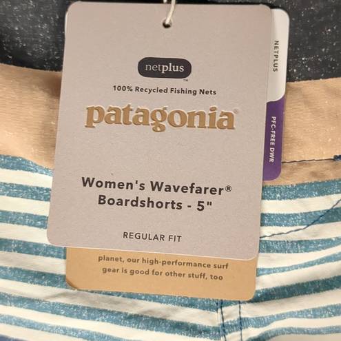 Patagonia  Fitz stripe wavefarer board shorts 5in size 12