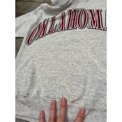 American Vintage Vintage Oklahoma Sooners Puff Print Hoodie Size Small