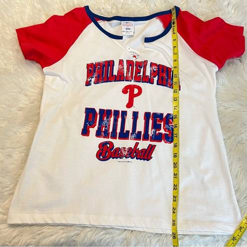 Genuine Merchandise  Philadelphia Phillies Baseball T Shirt Thin Cotton Medium