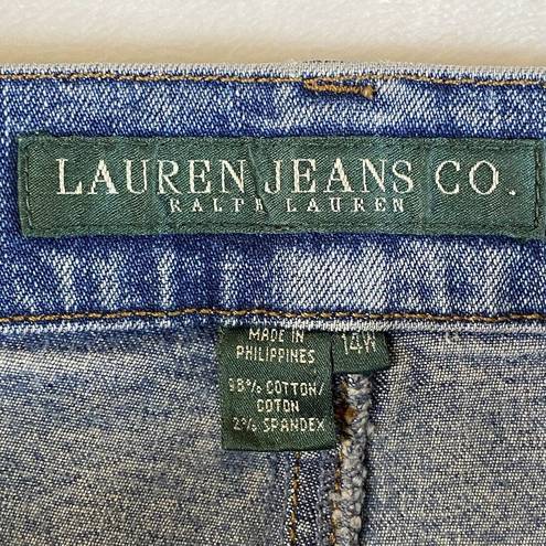 Krass&co Lauren Jeans . Ralph Lauren Womens Sz 14W Straight Leg medium wash Jean