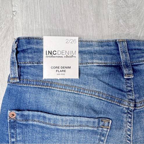 INC  Mid Rise Flared Jeans 2