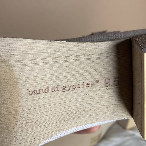 Band of Gypsies  Borderline Linen Canvas ECRU Boots