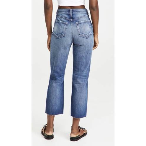 L'Agence NWT L’ Agence Denim Adele High Rise Crop Stove Pipe Jeans Newberry Blue Size 29