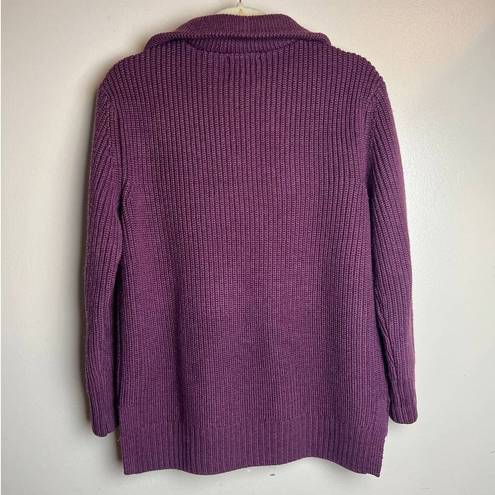 Tuckernuck  Quarter Zip Estella Sweater in Berry Purple Sz. XS